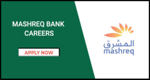 Mashreq bank Careers